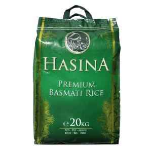 Hasina extra long premium Basmati rice — 20kg